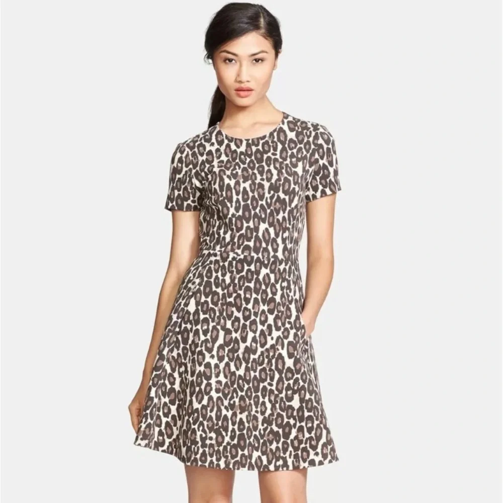 KATE SPADE ♠️ Autumn‎ Leopard Dress 4